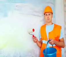 Pintura Residêncial em Brasília com andaime